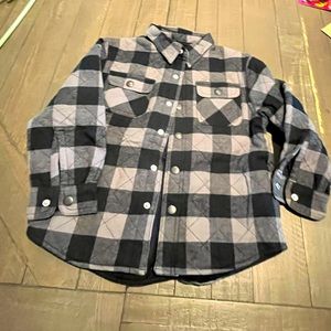 Quilted long sleeve shirt